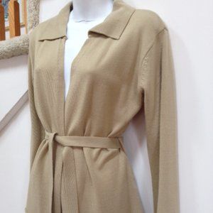 "SAY WHAT?" Cardigan Size L, 100% Acrylic